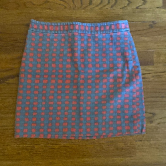 Marc jacobs Molly check denim skirt size 6 - Picture 2 of 7